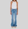 ursula flared denim jeans in blue comfort