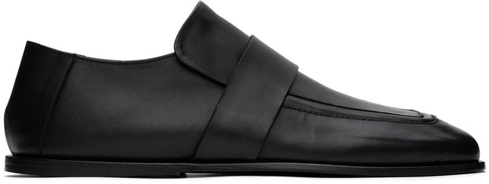 Black Spatola Loafers