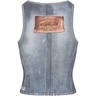 Sleeveless denim top