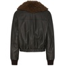 Leather blouson