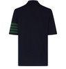 Piqué polo shirt with a wavy design