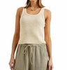 albie sweater tank top in ivory