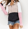 halfzip sweatshirt in neopolitan