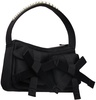 Black Utility Bow Pocket Pochette Bag