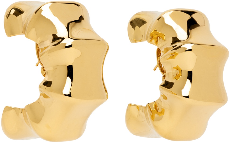 Gold 'The Medium Julius Loop' Earrings