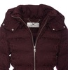 Elisabetta Franchi Monogram Jacquard Short Down Jacket