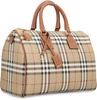 Burberry Vintage Check Pattern Medium Bowling Bag