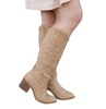 upwind cowgirl boots in camel