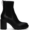 Black Shiloh High Chelsea Boots