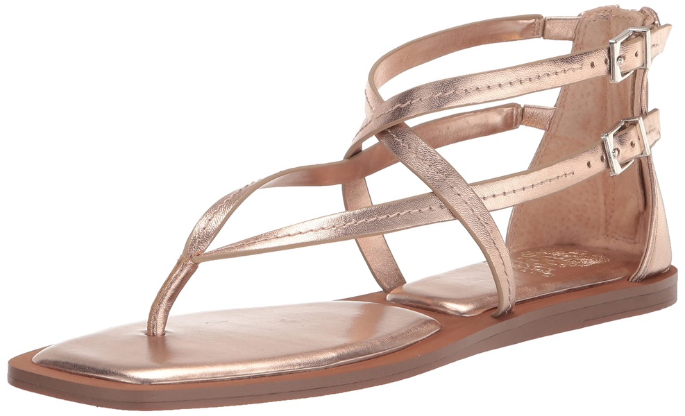 Vince Camuto Women's Brenndie Buckle Sandal Flat