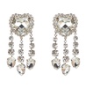 Alessandra Rich Heart Shaped Clip-On Earrings