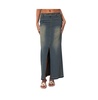 Women's Lexy Washed Denim Maxi Skirt