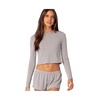 Women's Homey pointelle long sleeve t shirt