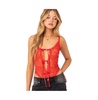 Women's Maribelle tie front sheer lace bodysuit