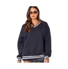 Women's Caryn oversized v neck sweatshirt