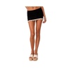 Women's Crochet Low Waist Mini Skirt With Shells