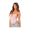 Women's Lacey Knit Cut Out Bodysuit