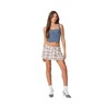 Women's Roni Plaid Pleated Mini Skirt