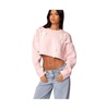 Women's Chunky Bow Cropped Sweater