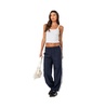 Women's Bow Stripe Nylon Track Pants