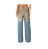 Women's Muddy Washed Low Rise Jeans