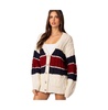 Women's Tinsley oversized cable knit cardigan