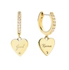 Gold Huggie Hoop Earrings - Georgie