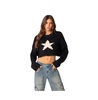 Women's Crop Sweater With Star