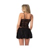 Women's Strappy Sheer Lace Bodysuit