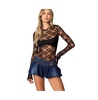 Women's Colette Sheer Lace Bodysuit