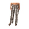 Women's Snakescale printed low rise jeans