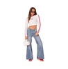 Women's Low rise wide leg jeans