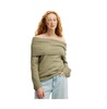 Women's Luxe Off Shoulder Pullover