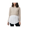 Maternity Sandy Detachable Nursing Knit Latte