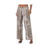 Women's Snakeskin printed low rise jeans