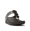 Women's Halo Bead-Circle Metallic Toe-Post Sandals