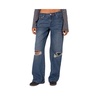 Women's Debbie distressed low rise jeans