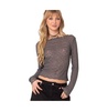 Women's Leony sheer lace top