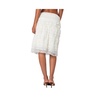 Women's Louise Lace And Mesh Ruffle Midi Skirt