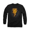 Men's Beveled Emblem Long Sleeve Adult Tee / T-Shirt