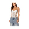 Women's Cabaret lacey sheer mesh bodysuit