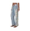 Women's Distressed Sides washed jeans