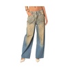 Women's Muddy Washed Low Rise Jeans