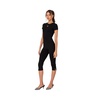 Women's Capri Open Back Jumpsuit