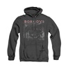 Mens Slippery Cover Adult Heather Hoodie