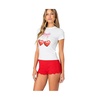 Women's Cherry Heart T Shirt