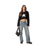 Women's Crop Sweater With Star