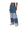 Women's Lindsey Two Tone Cuffed Jeans