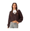 Women's Sabrina Chunky Knit Cropped Cardigan