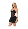 Women's Strappy Sheer Lace Bodysuit